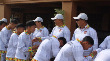 Dandim 0113/ Gayo Lues Hadiri Pelepasan Atlet Kontingen Popda Aceh Ke XVII Tahun 2024 Di Pendopo Bupati Kabupaten Gayo Lues