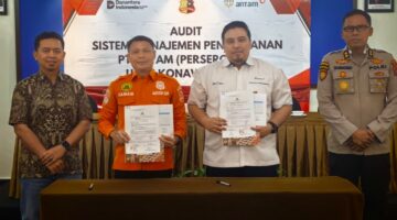 Sistem Pengamanan Penuhi Standar Ketat Polri, PT Antam Konawe Utara Sukses Sabet Nilai 91,88%