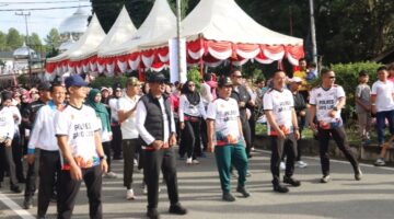 Polres Gayo Lues Gelar Olahraga Bersama Semarakkan Hari Bhayangkara ke-80 Tahun 2026